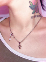 Star mushroom necklace (2type)