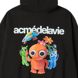 25SS CLAY ALIEN HOODIE BLACK