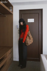 Steady Round Color Long Sleeve Cardigan