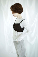 Sheer Gather Frill Top