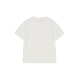 25SS オイルペイティンググラフィックウーマンショートスリーブTシャツ クリーム