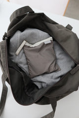 フラットポーチ (cream grey)