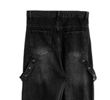 Rogueteen Strap Cargo Denim Pants