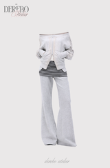 グラディエントオフショルダージップアップ (PANTS)