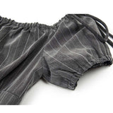 Elric Stripe Off Blouse