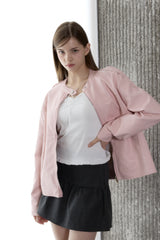 SIREN SYNTHETIC LEATHER RIDER JUMPER