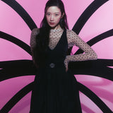 SIGNATURE LOGO MUFFIN BUSTIER DRESS_BLACK