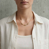Golden Whisper Leaf Necklace