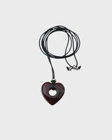 [HEART] ロピーネックレス (Red brown)