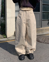 メガDリングワイドパンツ (2colors)