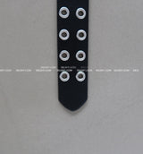 Two Buckle Punching Leather Belt