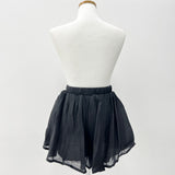 Ribbon puff strap blouse skirt pants setup SET (3 colors)