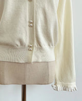 Coten Pearl Frill Knit Cardigan