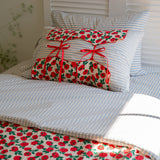 Reversible cotton Summer Pillow cover