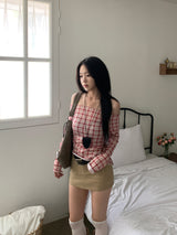  Even Two Pocket Span Mini Skirt (3 colors)