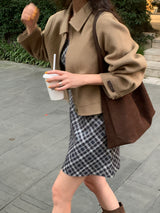[MADE] hent wool handmade blue jacket
