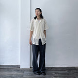 Geometric Openwork Shirt