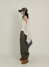 Featheryan Rouge Long Angora Cardigan