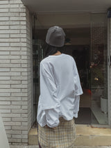 ペイントアンドビンテージレイヤード長袖