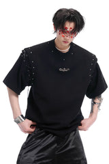 ディコンストラクティドストラップカットアウトTシャツ