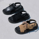 [255mm ~ 280mm] Oliver Lace-Up Velcro Sandal_S7545 (3Colors)