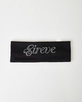 LETTERING HAIRBAND (BLACK)