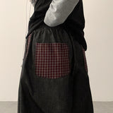 Wizz waistbanding check pocket balloon wide pants
