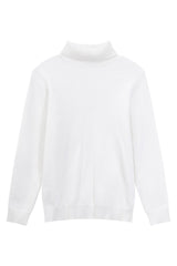 Tencel Cashmere Fitted Turtleneck Sweater
