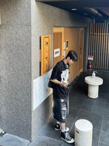 アナザールーズフィットハーフTシャツ