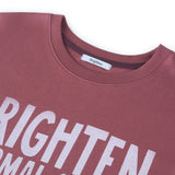 タイポTシャツ Plum