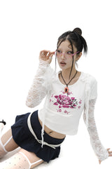Me愛 - Me愛 Tシャツ (マゼンタ)