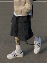 Citi Denim Cargo Bermuda Pants