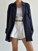 ASCLO Lower Deep Mood Check Shirt (2color)