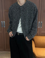 [Unisex] Side tuck snap wide denim pants(2color)