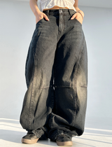 RIVET POINT BALLOON DENIM 🤎