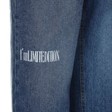 8287 Limitedition Wide Denim Pants (Blue)