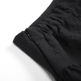 Flower-filled balloon skirt (BLACK)