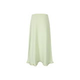 Ruffle long skirts vintage mint