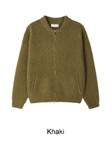 Helid Boucle Knit Zip-Up
