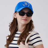 Round Logo Ball Cap (Blue)