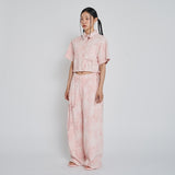 PIO JACQUARD CROP JACKET_PINK