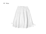 Iseo Strap Flare Banding Long Skirt