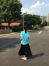 ニューエラレタリングクロップショートスリーブTシャツ (5c)
