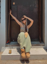 Dura Yellow Demi Denim Pants