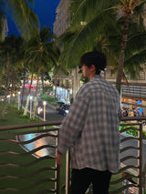 ASCLO College Linen Check Shirt (2color)