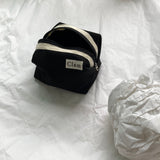 Clam round pouch _ Black