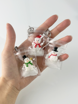 Snowman Pocket Keyring(3color)