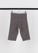 STRIPE BIKER KNIT SHORTS
