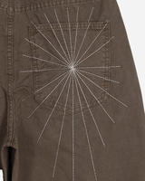 Spark Embroidery Dyed Pants