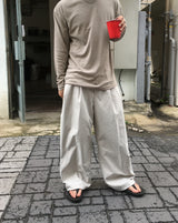No.1348 basic one tuck wide SL (3color)